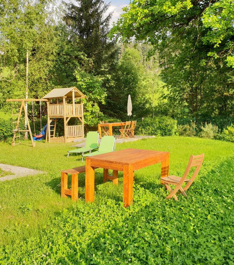 Ferienbungalow Mountain View Wood Spital Am Pyhrn Dış mekan fotoğraf